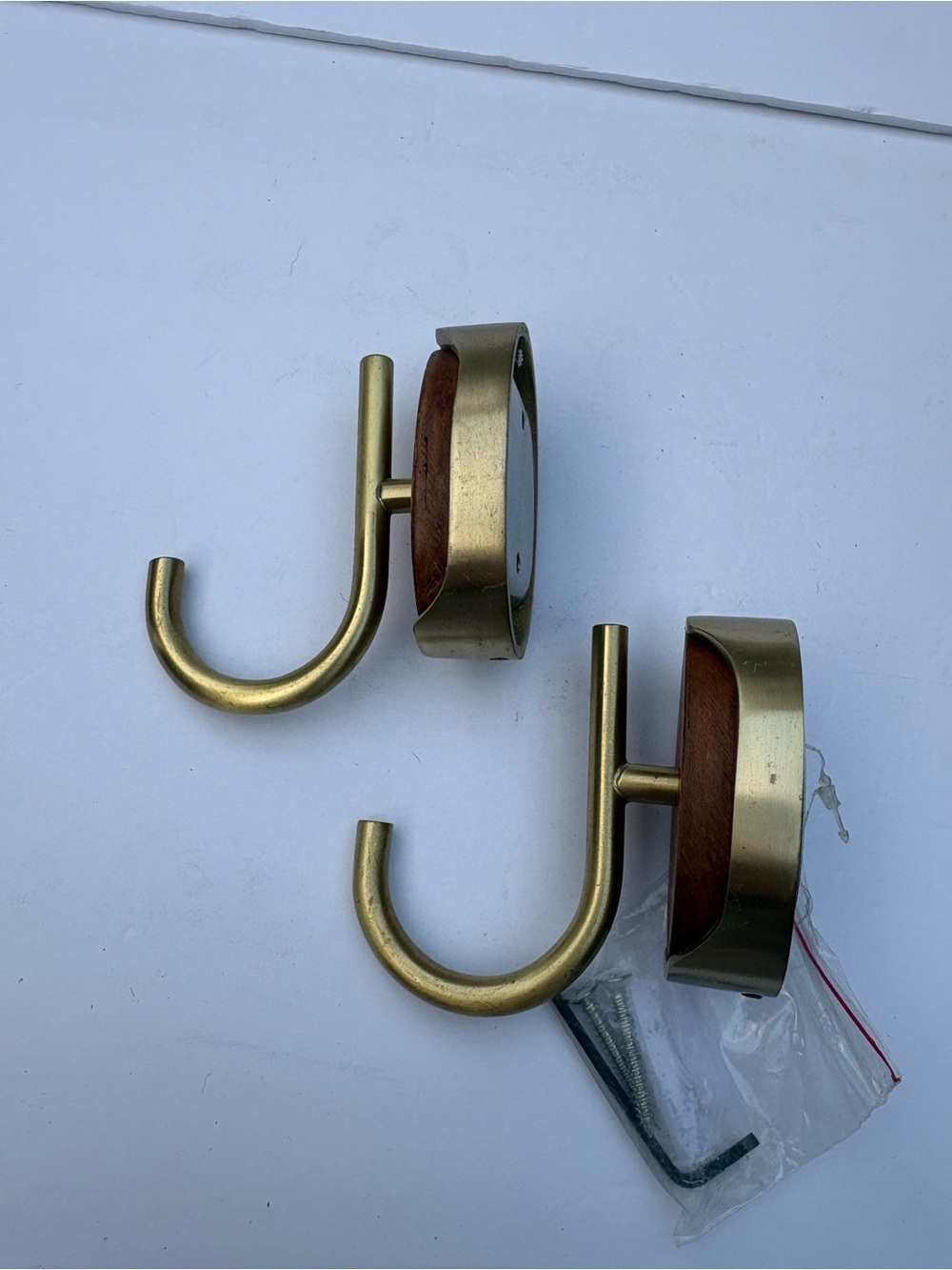 Set of 2 NWOT Anthropologie Elspeth Towel Hooks - Picture 6 of 13